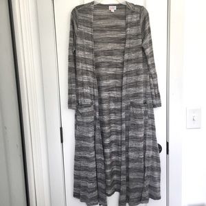 Long grey cardigan